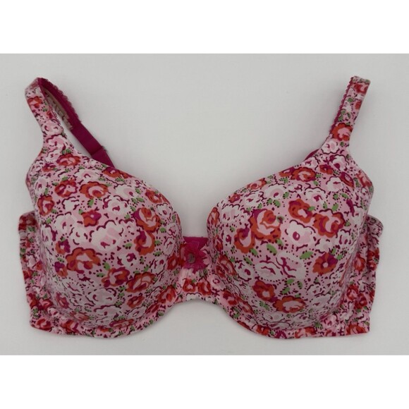 Victoria’s Secret 38DD Women‎ Body By Victoria Lined Perfect Coverage Bra Floral - Picture 1 of 7